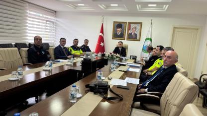 Sinop'ta Trafik Güvenliği Toplantısı