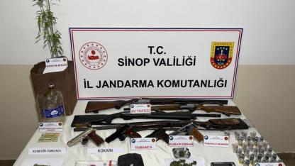 Sinop'ta uyuşturucu operasyonu: 2 gözaltı