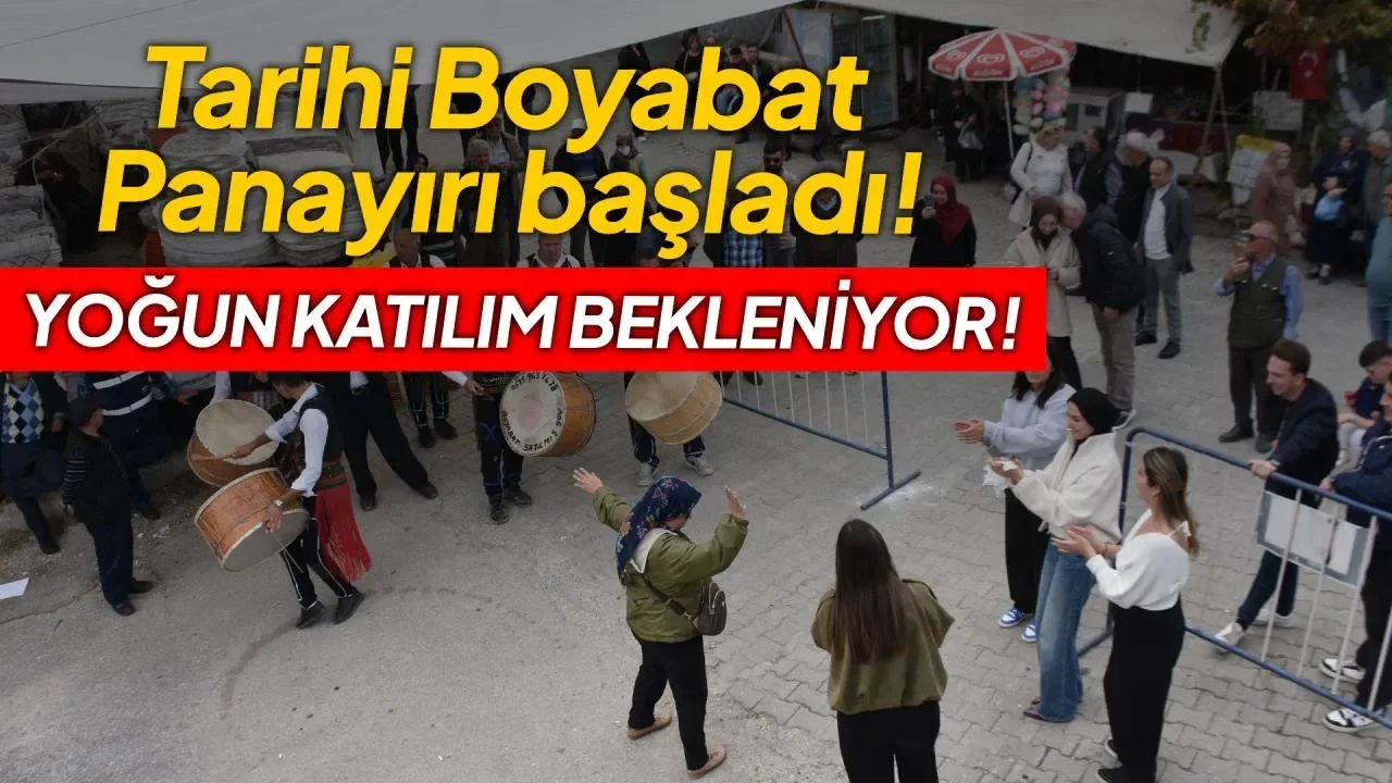 Sinop’un asırlık panayırı kapıları açtı