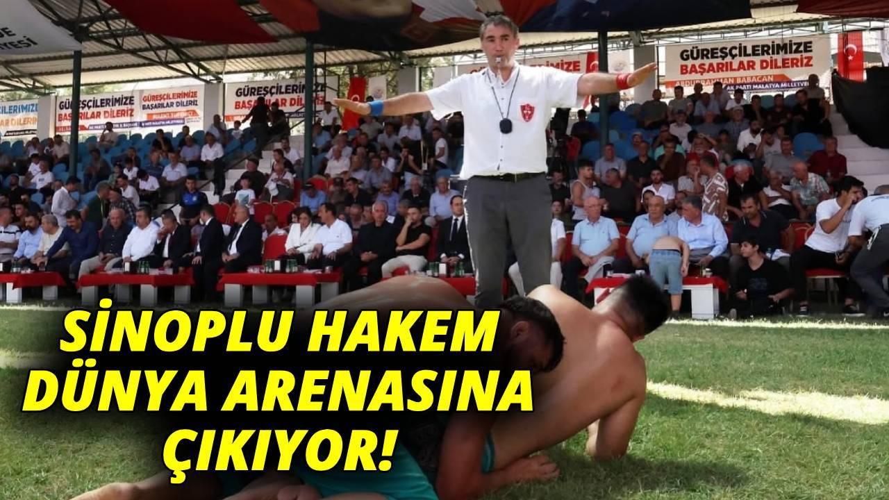 Sinop’un yiğidi dünya arenasında!