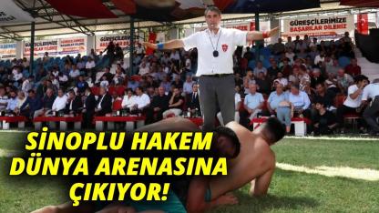 Sinop’un yiğidi dünya arenasında!
