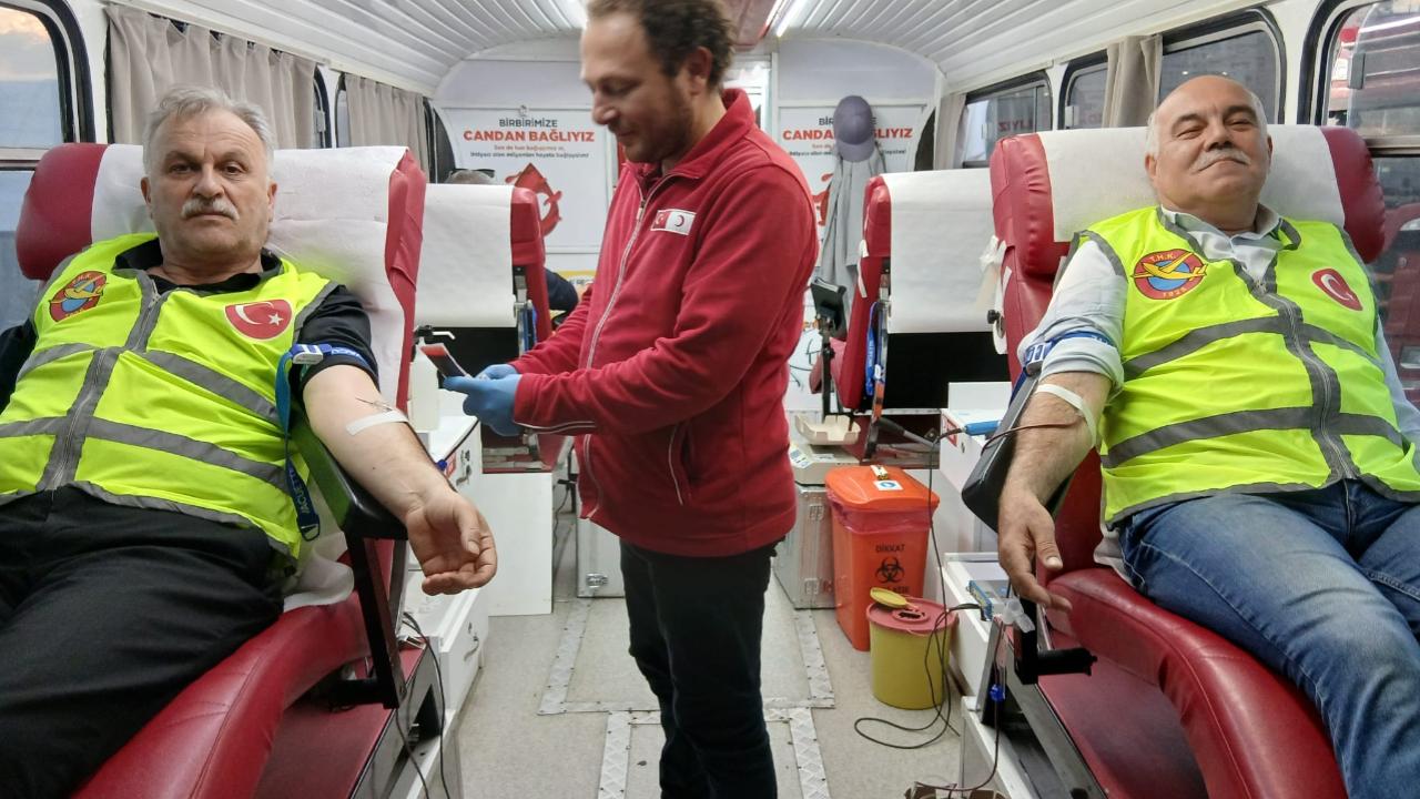 THK Sinop Şubesi kan bağışında bulundu