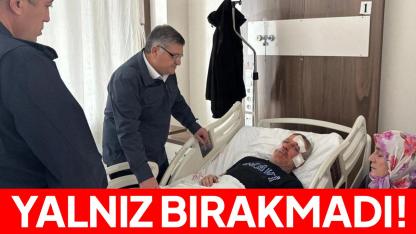 Vali Özarslan, kazada yaralanan Akgöz’ü ziyaret etti
