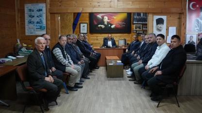 Vali Özarslan'dan Muhtarlar Derneğine ziyaret