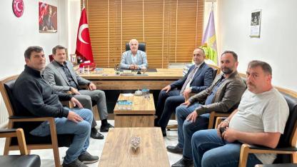Vali yardımcıları Esnaf Odasını ziyaret etti