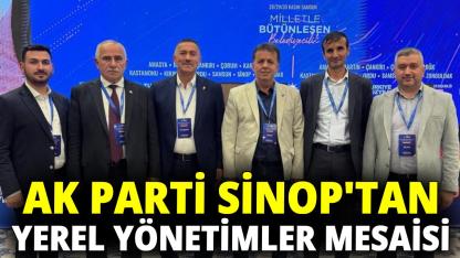 AK Parti Sinop Heyeti Samsun'da