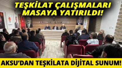 AK Parti Sinop Teşkilatı haftalık gündemini değerlendirdi