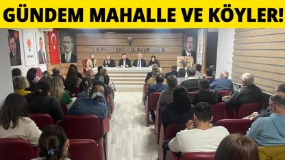 AK Parti Sinop Teşkilatı  mahalle ve köylerdeki çalışmaları değerlendirdi