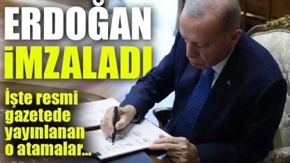 Atama ve görevden alma kararları Resmi Gazete'de