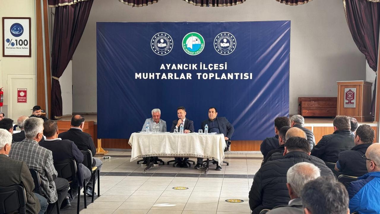 Ayancık’ta köylerin sorunları masaya yatırıldı