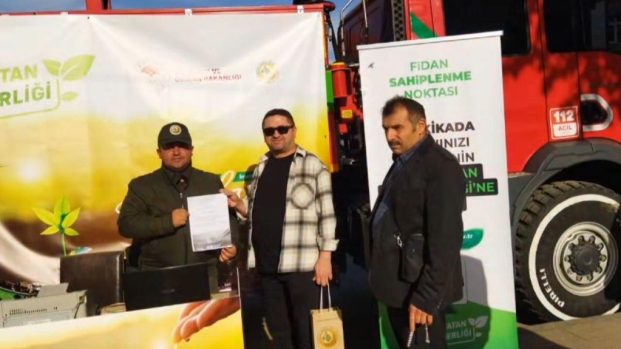 Boyabat&#039;ta 1000 adet karaçam ve lavanta dağıtıldı