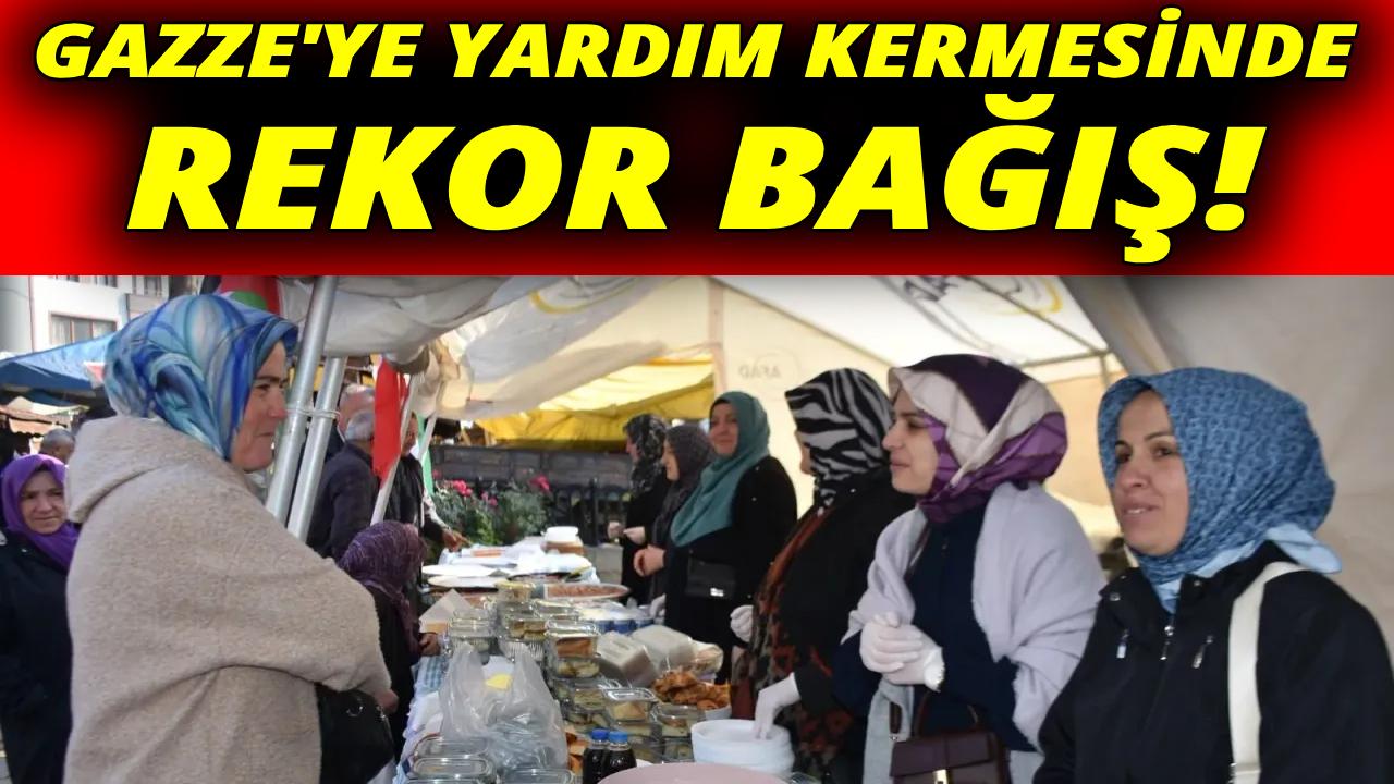 Boyabat&#039;tan Gazze&#039;ye rekor destek