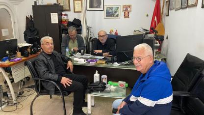 DİSK Emekli-Sen’den Sinopflashaber’e ziyaret