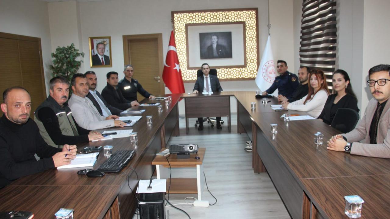 Durağan’da kış tedbirleri masaya yatırıldı