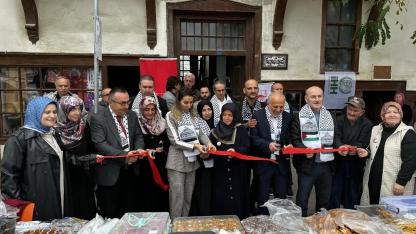 Gerze'de Filistin'e destek için Hayır Çarşısı açıldı