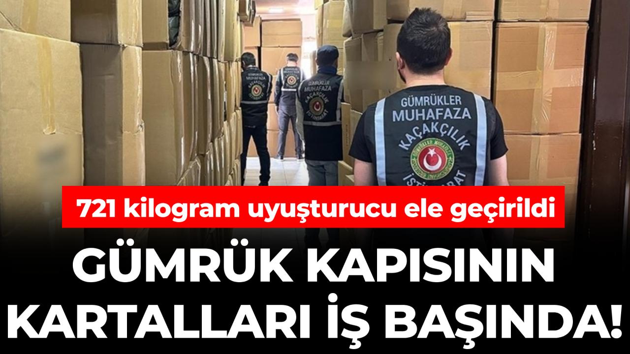 Gürbulak Gümrük Kapısı&#039;nda 721 kilogram sentetik uyuşturucu ele geçirildi