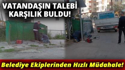 Haberimiz sonrası onarıldı!