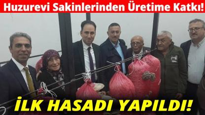 Huzurevi sakinlerinin emekleri meyvesini verdi