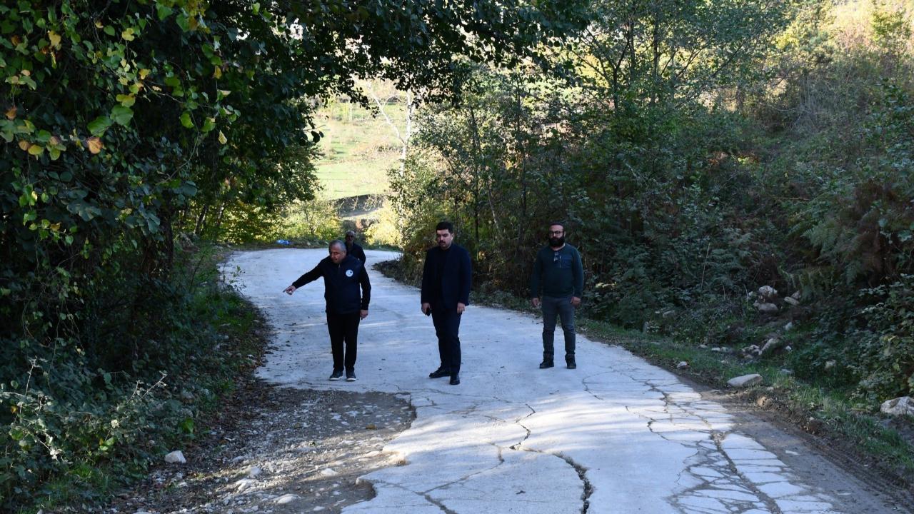 Kaymakamdan yol tahribatına müdahale