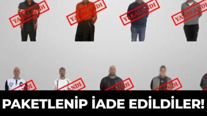 Kırmızı bültenle ve ulusal seviyede aranan 11 suçlu Türkiye'ye iade edildi