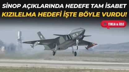 KIZILELMA'dan hedefe tam isabet! İşte o tarihi anlar