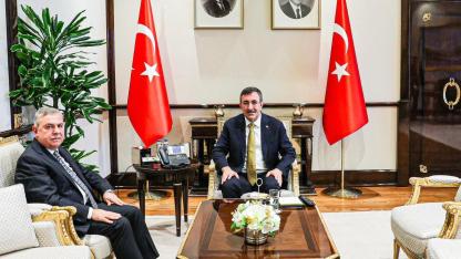 Milletvekili Maviş, Cumhurbaşkanı Yardımcısı Yılmaz’ı ziyaret etti