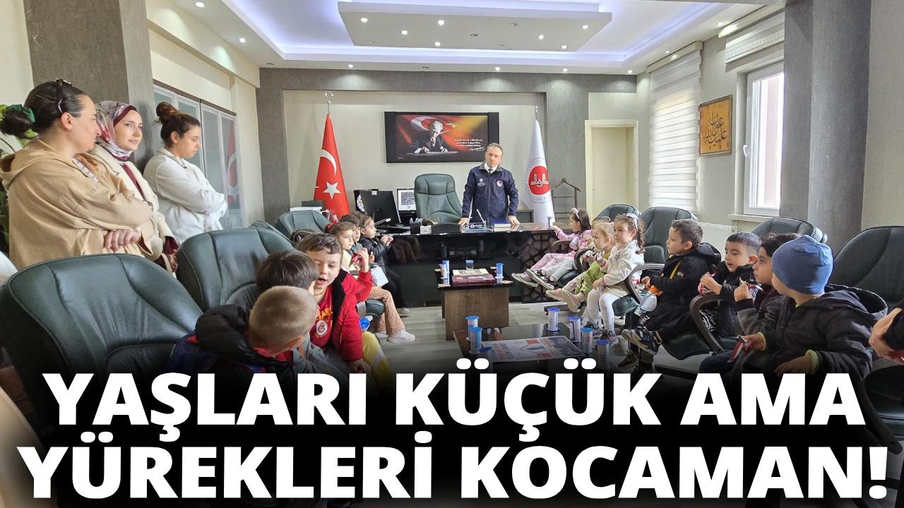 Minik yüreklerden anlamlı bağış!