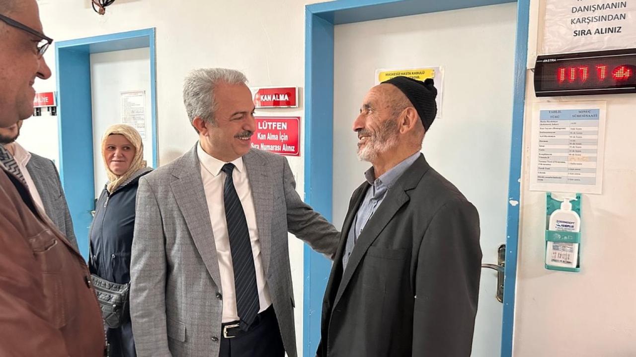 Müdür Arslan’dan hastane ziyareti