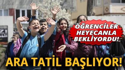 Okullarda ilk ara tatil için son ders zili yarın çalacak