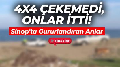 Polis destek oldu, otomobil kumu yendi! O anlar kamerada