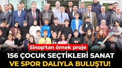 Sinop, çocukları bağımlılıktan sanatla koruyacak
