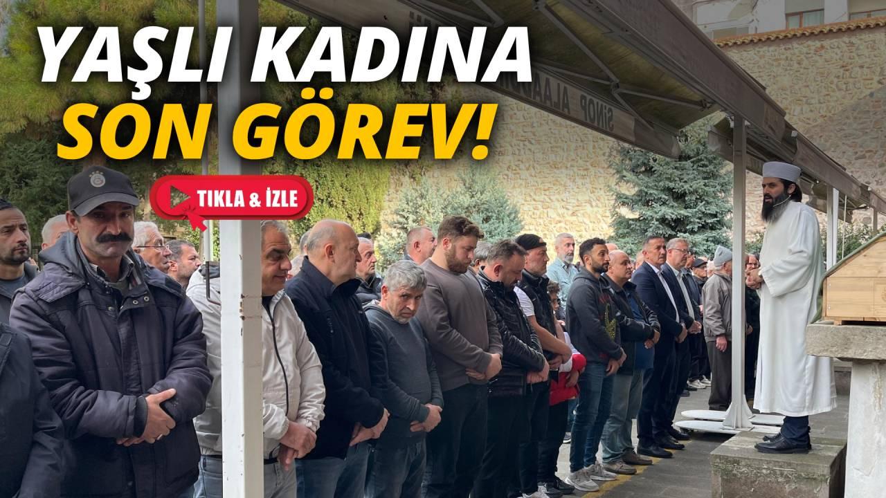 Feci kazada hayatını kaybeden kadın, son yolculuğuna uğurlandı