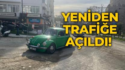 Atatürk Caddesi trafiğe açıldı