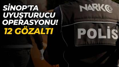 Zehir tacirlerine operasyon: 12 gözaltı