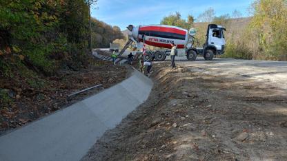 Erfelek şelale yolu korumada! Kanal sistemi güvenliği artırdı