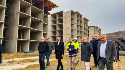 Saraydüzü TOKİ'de çalışmalar hız kesmiyor