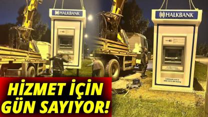 Sanayi esnafının uzun süredir beklediği ATM hizmete giriyor