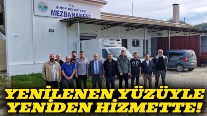Sinop Belediyesi mezbahaneyi yenileyerek hizmete açtı