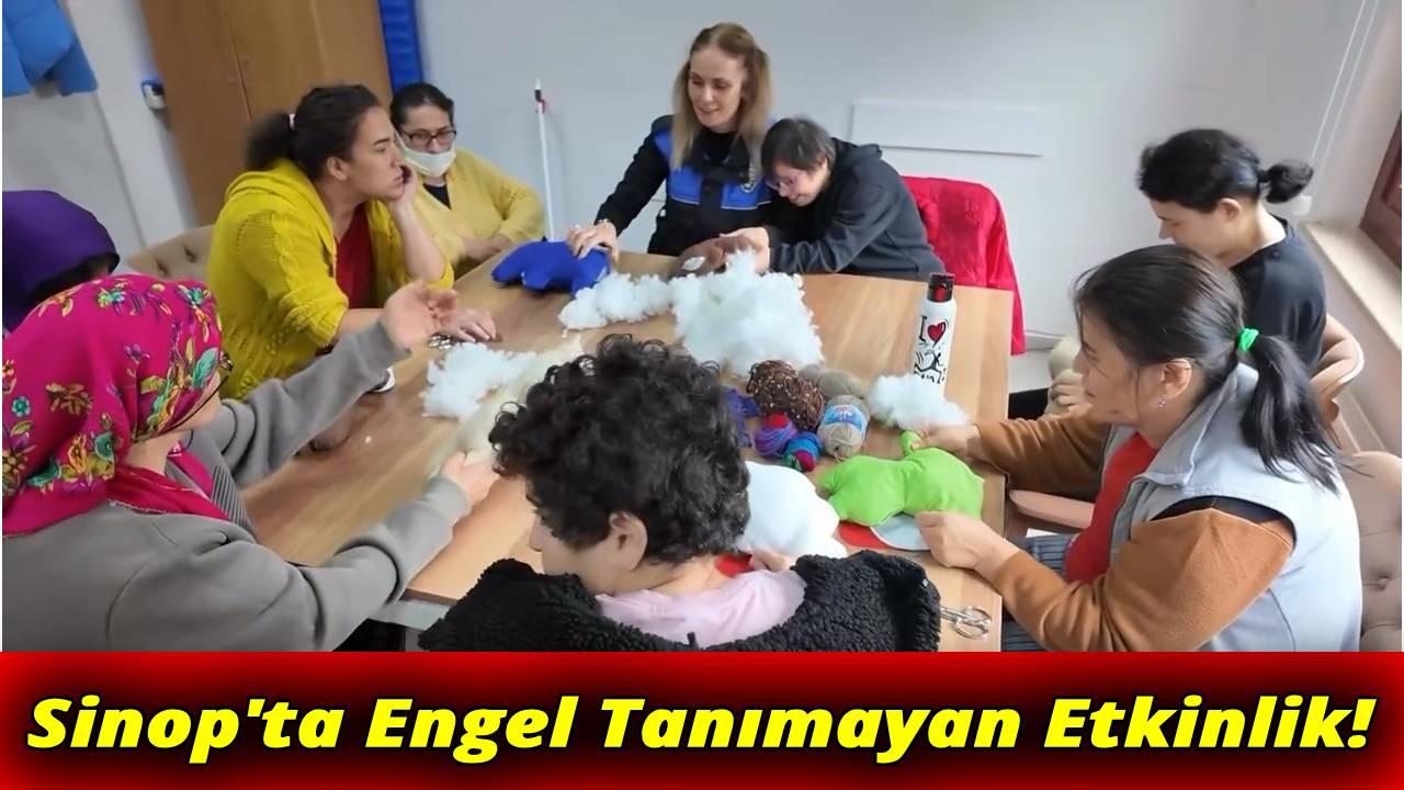Sinop polisi özel bireylerle birlikte oyuncak üretti