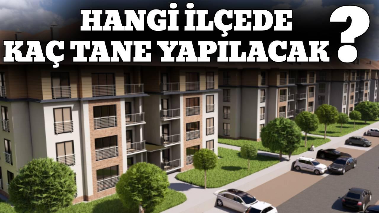 Sinop TOKİ kontenjanları açıklandı!