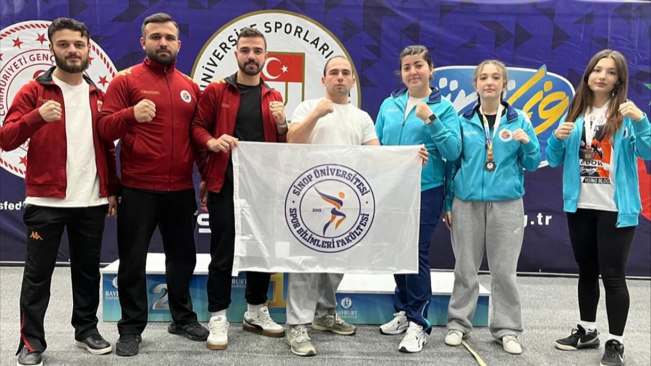 Sinop Üniversitesi öğrencileri şampiyonadan madalyalarla döndü