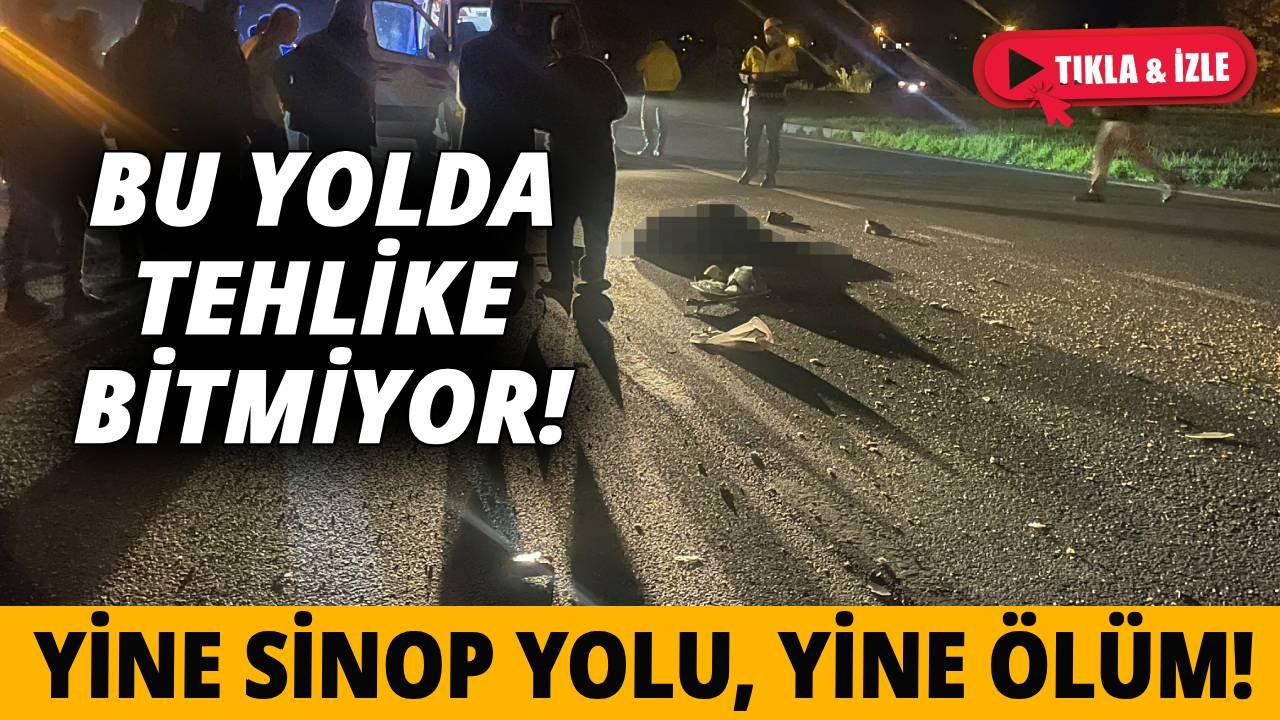 Sinop yolunda kaza:2 ölü