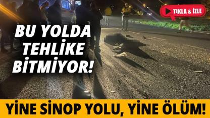 Sinop yolunda kaza:2 ölü