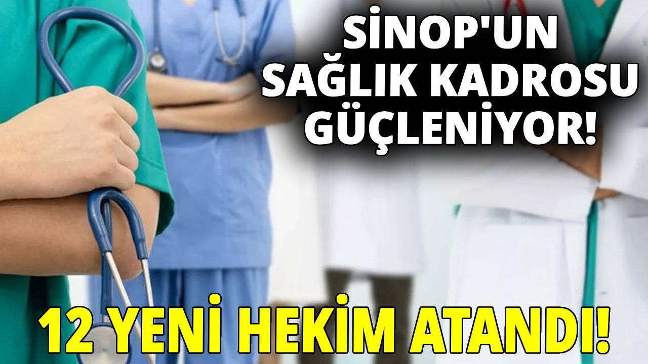 Sinop'a yeni hekim atamaları yapıldı
