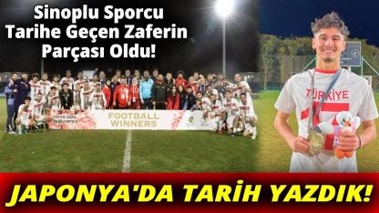 Sinoplu genç sporcu olimpiyat şampiyonluğu sevincini yaşadı