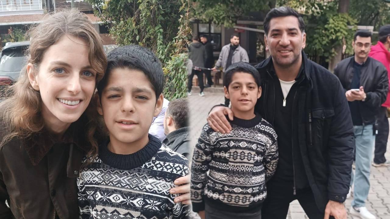 Sinoplu minik oyuncu ilk filminde göz doldurdu