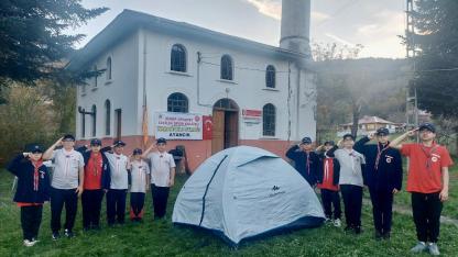 Sinop'ta 23 öğrenciye temel izcilik eğitimi verildi
