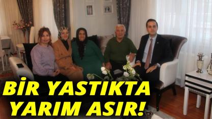 Sinop'ta 50 yıllık mutlu evliliğe anlamlı ziyaret!
