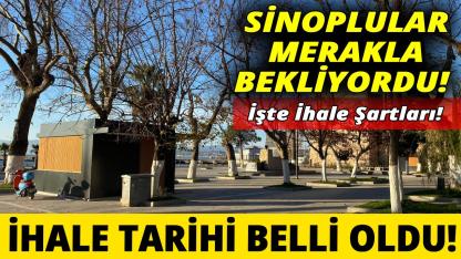 Sinop’ta 8 büfe için ihale süreci başlıyor