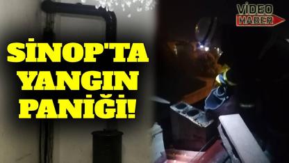 Sinop'ta baca yangını ekipleri harekete geçirdi